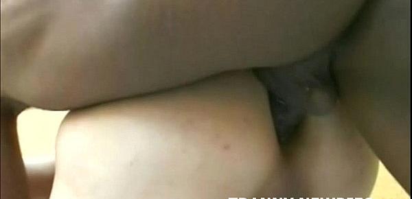  I need you big black cock in my tranny ass right now